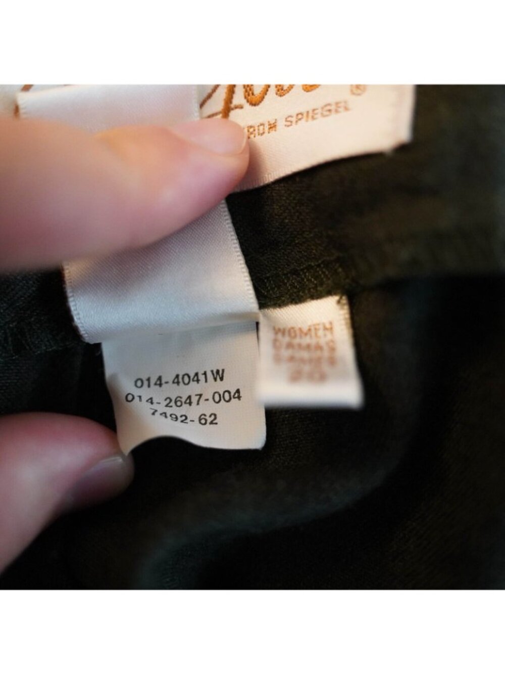 Vintage Spiegel For You Dress Pants Womens 20 36x27 Gray Tweed Office Bottoms - Picture 6 of 8